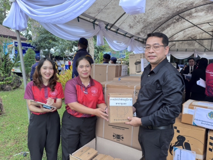 ไฟล์แนบ การประปาส่วนภูมิภาคสาขาชุมพร ร่วมกิจกรรมวันรวมน้ำใจจังหวัดชุมพร ประจำปี 2568 มอบสิ่งของเพื่อใช้เป็นของรางวัลร้านกาชาดจังหวัดชุมพร  ประจำปี 2568