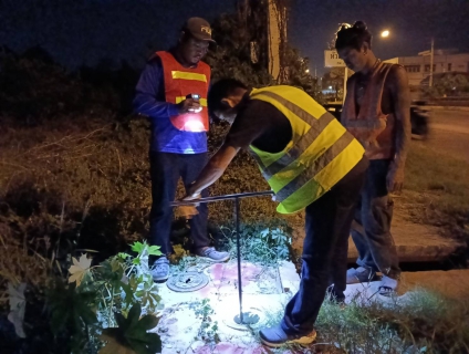 ไฟล์แนบ กปภ.สาขาท่ามะกาลงพื้นที่ ทำ Step Test ค้นหาท่อแตกรั่ว