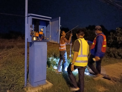 ไฟล์แนบ กปภ.สาขาท่ามะกาลงพื้นที่ ทำ Step Test ค้นหาท่อแตกรั่ว