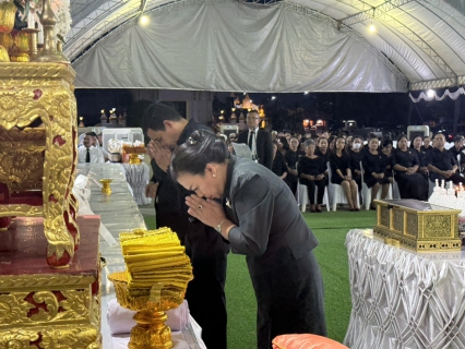 ไฟล์แนบ กปภ.สาขาหลังสวน ร่วมพิธีบำเพ็ญกุศลสวดพระอภิธรรมอุทิศถวายพระราชกุศลแด่สมเด็จพระนางเจ้าสิริกิติ์ พระบรมราชินีนาถ พระบรมราชชนนีพันปีหลวง เพื่อแสดงความอาลัยและน้อมสำนึกในพระมหากรุณาธิคุณอันหาที่สุดมิได้