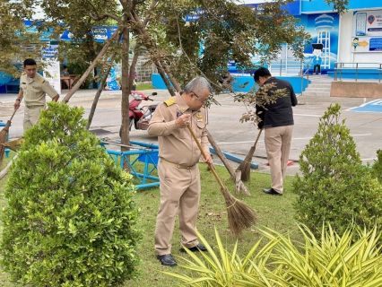 ไฟล์แนบ กปภ.สาขาสมุทรสาคร (พ) จัดกิจกรรมเคารพธงชาติ สวดมนต์ และทำความสะอาดพื้นที่สำนักงาน