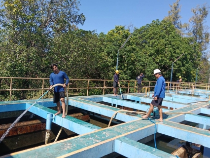 ไฟล์แนบ การประปาส่วนภูมิภาคสาขาบ้านไผ่ ดำเนินการล้างถังตกตะกอน ภายใต้โครงการ บริหารจัดการน้ำสะอาด Water Safety Plan ณ สถานีผลิตน้ำทุ่งมน อ.บ้านไผ่ จ.ขอนแก่น