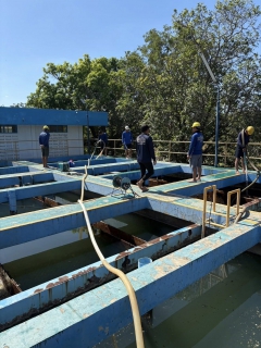 ไฟล์แนบ การประปาส่วนภูมิภาคสาขาบ้านไผ่ ดำเนินการล้างถังตกตะกอน ภายใต้โครงการ บริหารจัดการน้ำสะอาด Water Safety Plan ณ สถานีผลิตน้ำทุ่งมน อ.บ้านไผ่ จ.ขอนแก่น