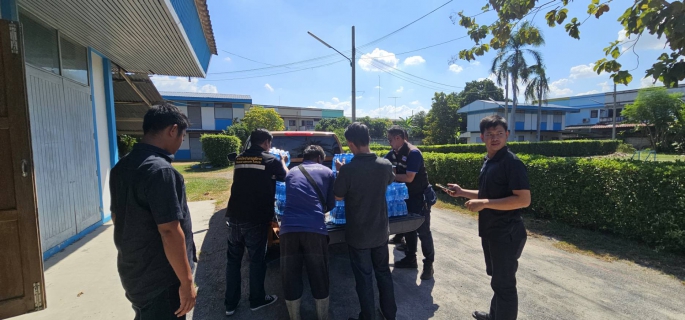 ไฟล์แนบ กปภ.สาขาท่ามะกา สนันสนุนน้ำดื่มตราสัญลักษณ์ กปภ. จำนวน 300 ขวด ให้กับสำนักงานเทศบาลตำบลท่ามะกา อำเภอท่ามะกา จังหวัดกาญจนบุรี สำหรับการจัดกิจกรรมงานวันเด็กแห่งชาติ ประจำปี 2569