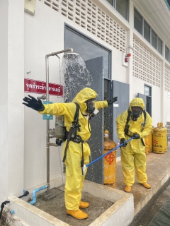 ไฟล์แนบ การประปาส่วนภูมิภาคสาขากันตัง ร่วมกับ กองฝึกอบรมภูมิภาค3 จัดอบรมหลักสูตร "ความปลอดภัยในการทำงานเกี่ยวกับสารเคมีอันตรายและการตอบโต้กรณีเกิดเหตุฉุกเฉิน รุ่นที่ 1/69" ให้กับพนักงาน  การประปาส่วนภูมิภาคสาขาในพื้นที่