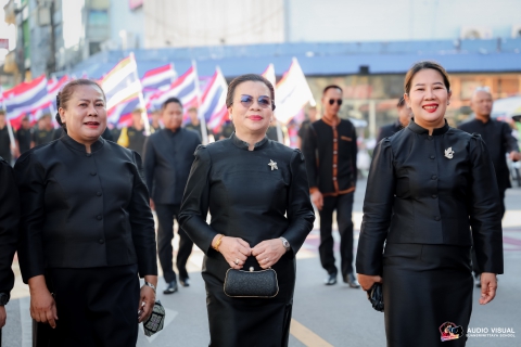 ไฟล์แนบ กปภ.สาขาหลังสวน เข้าร่วมขบวนแห่เทิดพระเกียรติพลเรือเอกพระเจ้าบรมวงศ์เธอ พระองค์เจ้าอาภากรเกียรติวงศ์ กรมหลวงชุมพรเขตอุดมศักดิ์ และงานกาชาดจังหวัดชุมพร ประจำปี 2568