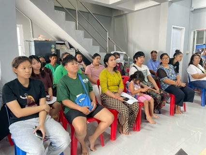 ไฟล์แนบ กปภ.สาขาคลองหลวง จัดกิจกรรม มุ่ง-มั่น-เพื่อปวงชน เติมใจให้กัน ครั้งที่ 1/2569 ลงพื้นที่ชุมชนบ้านมั่นคงสานฝันนครรังสิต ใส่ใจบริการถึงพื้นที่