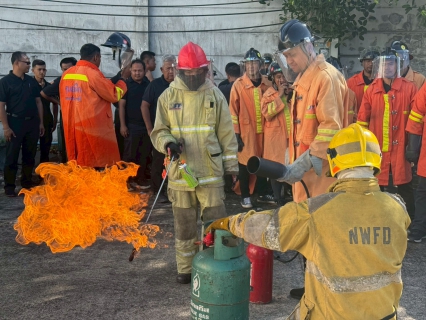 ไฟล์แนบ กปภ.สาขาปากพนัง เข้าร่วมฝึกอบรมโครงการหลักสูตร "เสริมสร้างวัฒนธรรมความปลอดภัยที่เป็นพื้นฐานตามกฏหมาย (การดับเพลิงขั้นต้น)" รุ่นที่ 1/2569 ณ โรงแรมชฎา แอท นคร