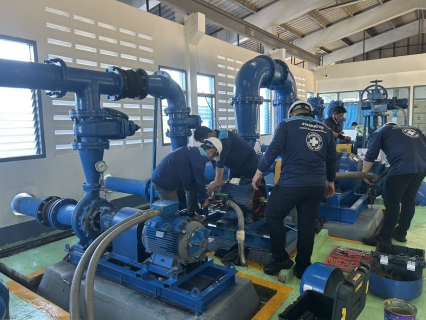 ไฟล์แนบ กปภ.สาขาน้ำพอง เตรียมความพร้อมในการบำรุงรักษาเครื่องสูบน้ำ เพื่อรองรับการจ่ายน้ำช่วงเทศกาลปีใหม่ ประจำปี 2569 "บริเวณสถานีผลิตน้ำอุบลรัตน์"