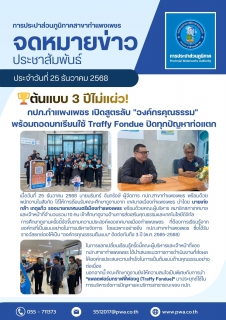 ไฟล์แนบ  ต้นแบบ 3 ปีไม่แผ่ว! กปภ.กำแพงเพชร เปิดสูตรลับ "องค์กรคุณธรรม" พร้อมถอดบทเรียนใช้ Traffy Fondue ปิดทุกปัญหาท่อแตก