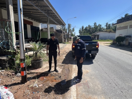 ไฟล์แนบ การประปาส่วนภูมิภาคสาขาบางสะพาน ทำการออกสำรวจหาท่อแตก-รั่ว โดยวิธีการเดินสำรวจพื้นที่ ณ อำเภอทับสะแก 