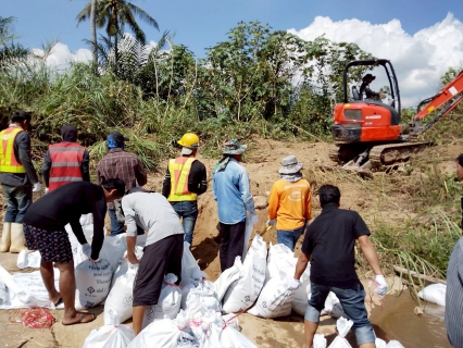 ไฟล์แนบ กปภ.สาขาบางสะพาน ร่วมกันกั้นฝายชะลอน้ำ บริเวณคลองร่อนทอง สถานีผลิตจ่ายน้ำร่อนทอง