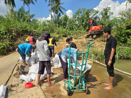 ไฟล์แนบ กปภ.สาขาบางสะพาน ร่วมกันกั้นฝายชะลอน้ำ บริเวณคลองร่อนทอง สถานีผลิตจ่ายน้ำร่อนทอง