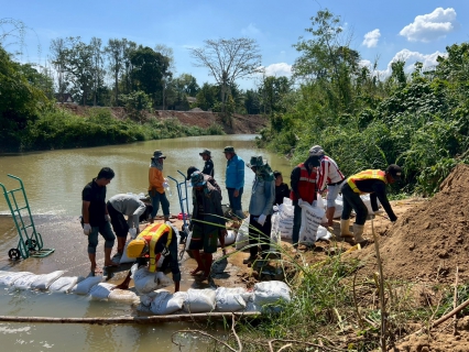 ไฟล์แนบ กปภ.สาขาบางสะพาน ร่วมกันกั้นฝายชะลอน้ำ บริเวณคลองร่อนทอง สถานีผลิตจ่ายน้ำร่อนทอง