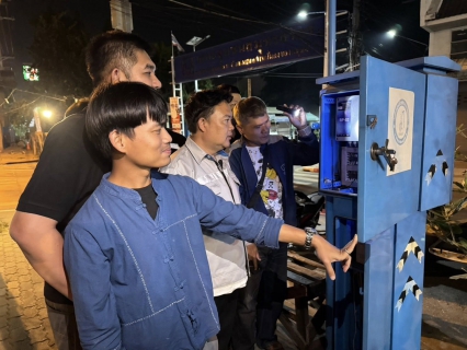 ไฟล์แนบ กปภ.สาขาสมุทรสาคร (พ) ลงพื้นที่ดำเนินการ Step Test ค้นหาท่อแตกท่อรั่ว บริเวณ DMA-32 เคหะท่าจีน