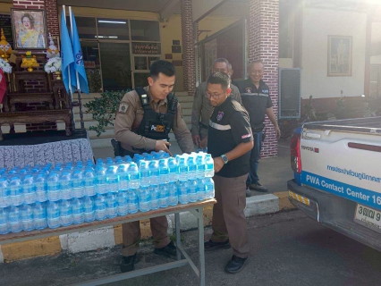 ไฟล์แนบ กปภ.สาขาสวรรคโลก สนับสนุนน้ำดื่มบรรจุขวดเพื่อสนับสนุนมาตรการในการป้องกันปราบปรามอาชญากรรมและลดอุบัติเหตุทางถนนในช่วงเทศกาลปีใหม่ 2568