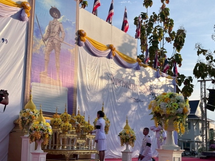 ไฟล์แนบ การประปาส่วนภูมิภาคสาขาประจวบคีรีขันธ์ ร่วมพิธีวางพานพุ่มดอกไม้ถวายบังคม เพื่อน้อมรำลึกในพระมหากรุณาธิคุณ เนื่องในวันสมเด็จพระเจ้าตากสินมหาราช