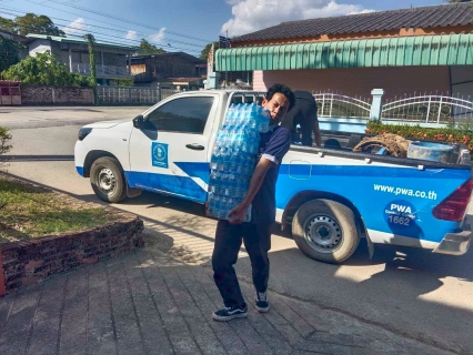 ไฟล์แนบ กปภ.สาขาสวรรคโลก สนับสนุนน้ำดื่มบรรจุขวดเพื่อสนับสนุนกิจกรรม "รณรงค์ป้องกันและลดอุบัติเหตุทางถนนตามแผนป้องกันและลดอุบัติเหตุทางถนนช่วงเทศกาลปีใหม่ พ.ศ.2569"