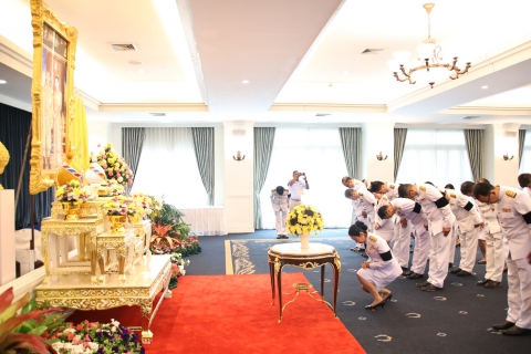 ไฟล์แนบ การประปาส่วนภูมิภาคสาขาประจวบคีรีขันธ์ ร่วมลงนามถวายพระพร พระบาทสมเด็จพระเจ้าอยู่หัวและสมเด็จพระนางเจ้าฯ พระบรมราชินี เนื่องในโอกาสวันขึ้นปีใหม่ 2569 ณ ศาลาราชประชาสมาคม วังไกลกังวล อ.หัวหิน