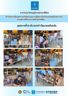 ไฟล์แนบ การประปาส่วนภูมิภาคสาขาพิจิตร เข้าร่วมตรวจเยี่ยมจุดตรวจและติดตามผลการปฏิบัติงานป้องกันและลดอุบัติเหตุทางถนนช่วงเทศกาลปีใหม่ พ.ศ. 2569 จังหวัดพิจิตร