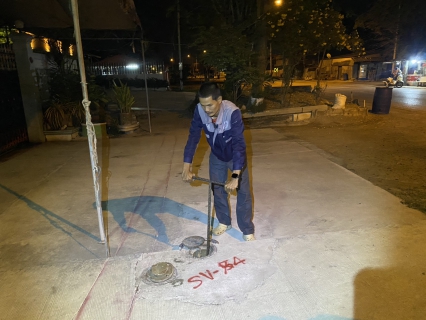 ไฟล์แนบ การประปาส่วนภูมิภาคสาขาเพชรบุรี ดำเนินกิจกรรม Step Test ค้นหาท่อแตกรั่ว พื้นที่ที่มีน้ำสูญเสียสูง