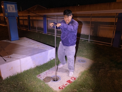 ไฟล์แนบ การประปาส่วนภูมิภาคสาขาเพชรบุรี ดำเนินกิจกรรม Step Test ค้นหาท่อแตกรั่ว พื้นที่ที่มีน้ำสูญเสียสูง