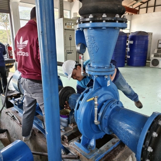 ไฟล์แนบ กปภ.สาขาน้ำพอง ดำเนินการบำรุงรักษาเครื่องสูบน้ำ VSD