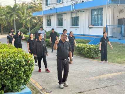 ไฟล์แนบ นายปกรณ์ บัวทอง ผู้จัดการการประปาส่วนภูมิภาคสาขาปากท่อ พร้อมด้วย หัวหน้างานและพนักงานในสังกัด ขานรับนโยบาย กปภ. สถานประกอบการ ปลอดโรค ปลอดภัย กายใจเป็นสุข "การออกกำลังกายทุกวันพุธ" (Sports Day)