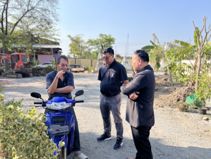 ไฟล์แนบ กปภ.สาขานครปฐม ลงพื้นที่ประสานงานโครงการก่อสร้างระบบผลิตน้ำประปา ขนาด 1,000 ลบ.ม./ชม. สถานีนครชัยศรี ต.วัดแค อ.นครชัยศรี จ.นครปฐม