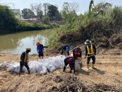ไฟล์แนบ กปภ.สาขาบางสะพาน ร่วมกันกั้นฝายชะลอน้ำ  ( ครั้งที่ 2 )  บริเวณคลองร่อนทอง สถานีผลิตจ่ายน้ำร่อนทอง