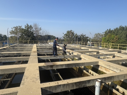 ไฟล์แนบ กปภ.สาขากาญจนบุรี ทำกิจกรรมล้างถังตกตะกอน โรงกรองน้ำขนาด 600 ลบ.ม./ชม. สถานีผลิตน้ำแม่ข่ายกาญจนบุรี