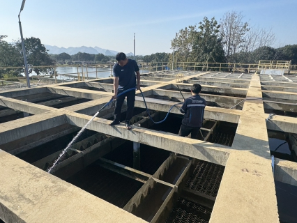 ไฟล์แนบ กปภ.สาขากาญจนบุรี ทำกิจกรรมล้างถังตกตะกอน โรงกรองน้ำขนาด 600 ลบ.ม./ชม. สถานีผลิตน้ำแม่ข่ายกาญจนบุรี