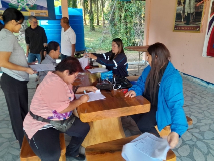 ไฟล์แนบ การประปาส่วนภูมิภาคสาขาชุมพร ดำเนินกิจกรรมรับคำร้องขอติดตั้งมาตรวัดน้ำรายใหม่  ณ ศาลาประชาคม หมู่ 2 ตำบลสะพลี อำเภอปะทิว จังหวัดชุมพร 