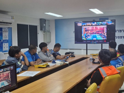 ไฟล์แนบ กปภ.สาขาบ้านบึง รวมพลัง! จัดทัพเดินเท้าหาท่อรั่ว