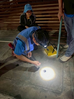 ไฟล์แนบ กปภ.สาขาบ้านบึง รวมพลัง! จัดทัพเดินเท้าหาท่อรั่ว