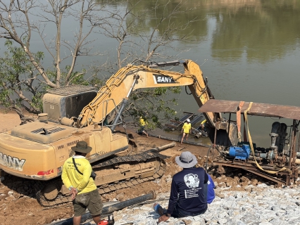 ไฟล์แนบ กปภ.สาขามหาสารคาม ดำเนินการย้ายแพโรงสูบน้ำแรงต่ำ หน่วยบริการโกสุมพิสัย จ.มหาสารคาม เพื่อเตรียมความพร้อมกรณีระดับน้ำชีลดลง
