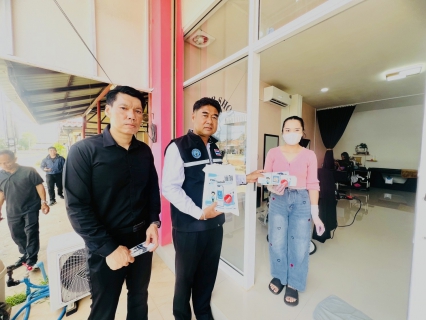 ไฟล์แนบ กปภ.สาขาวัฒนานคร จัดกิจกรรม มุ่ง-มั่น-เพื่อปวงชน เติมใจให้กัน ลงพื้นที่ชุมชนตลาด อำเภอคลองหาด จังหวัดสระแก้ว