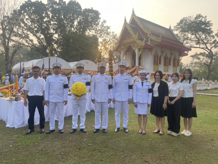 ไฟล์แนบ กปภ.สาขาปราจีนบุรี เข้ารามพิธีวางพานพุ่มถวายเครื่องราชสักการะ หน้าศาลสมเด็จพระนเรศวรมหาราช