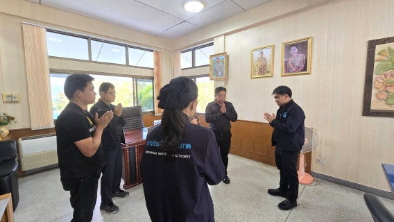 ไฟล์แนบ  กปภ.สาขาปักธงชัย เข้าพบ นายอำเภอเนื่องในโอกาสเทศกาลปีใหม่ 2569