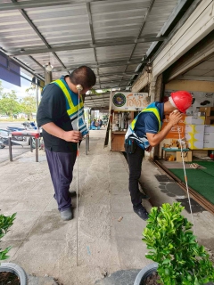 ไฟล์แนบ การประปาส่วนภูมิภาคสาขาระโนด ลงพื้นที่เชิงรุกสำรวจหาท่อแตก ท่อรั่ว