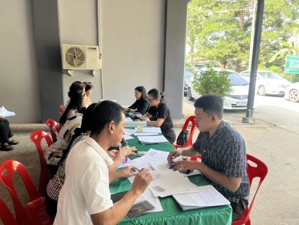 ไฟล์แนบ การประปาส่วนภูมิภาคสาขากระบี่ "จัดกิจกรรม โครงการเติมใจให้กัน มุ่งมั่น เพื่อปวงชน"  ออกหน่วยบริการประชาชนรับคำขอติดตั้งประปาใหม่  ณ องค์การบริหารส่วนตำบลทับปริก