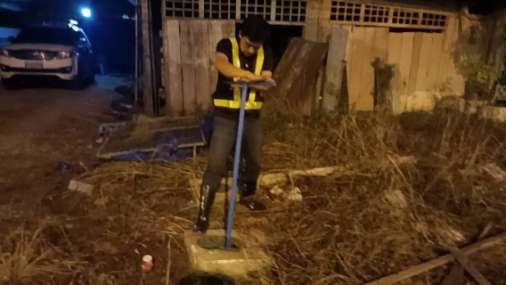 ไฟล์แนบ  กปภ.สาขาปากพนัง ลงพื้นที่เดินสำรวจหาท่อแตก/ท่อรั่ว จากการทำ step test  ตามแผนลดน้ำสูญเสีย บริเวณพื้นที่ DMA-04 กปภ.ปากพนัง-เกาะนางโดย  ตำบลคลองน้อย อำเภอปากพนัง จังหวัดนครศรีธรรมราช   