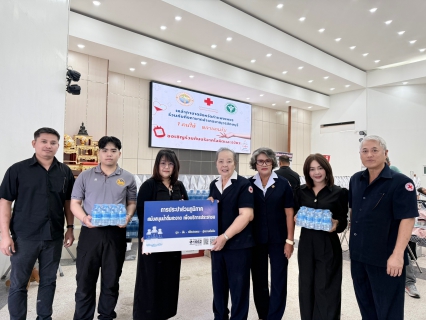 ไฟล์แนบ การประปาส่วนภูมิภาคสาขาขาณุวรลักษบุรี ร่วมกิจกรรมบริจาคโลหิตพร้อมมอบน้ำดื่มตราสัญลักษณ์ กปภ.