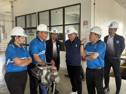 ไฟล์แนบ กปภ.สาขาขอนแก่น (พ) ให้การต้อนรับ นายกมล ศรีวงษ์ รองผู้ว่าการ (ปฏิบัติการ 2)ลงพื้นที่ตรวจเยี่ยมการดำเนินงานด้านการผลิตและจ่ายน้ำ ณ สถานีผลิตน้ำท่าพระและสถานีสูบน้ำแรงต่ำหนองหิน