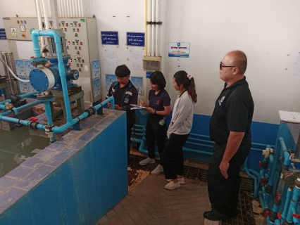 ไฟล์แนบ กปภ.สาขากาญจนบุรี ทบทวนความรู้ด้านการผลิตน้ำ และสอบเทียบความเที่ยงตรงของเครื่องจ่ายสารเคมี