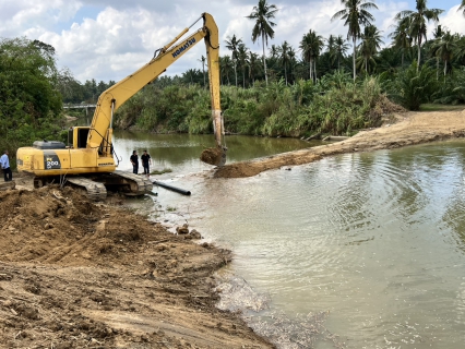ไฟล์แนบ การประปาส่วนภูมิภาคสาขาบางสะพาน เร่งดำเนินการขุดลอกคลองร่อนทอง บริเวณสถานีผลิตน้ำร่อนทอง 