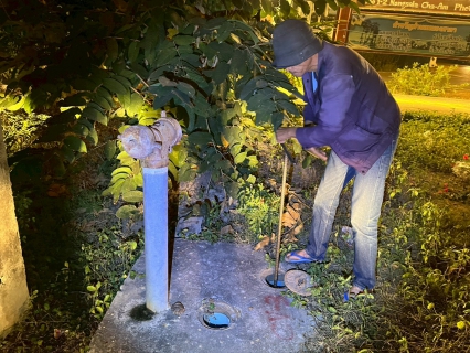 ไฟล์แนบ การประปาส่วนภูมิภาคสาขาเพชรบุรี ดำเนินกิจกรรม Step Test ค้นหาท่อแตกรั่ว พื้นที่ที่มีน้ำสูญเสียสูง