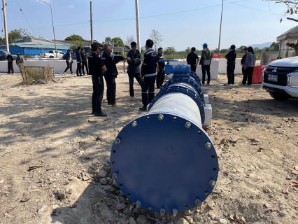 ไฟล์แนบ กปภ.สาขาระยองและ กปภ.ข.1 จับมือกรมชลประทาน ลงพื้นที่จุดติดตั้งท่อน้ำดิบอ่างเก็บน้ำคลองใหญ่ เสริมความมั่นคงการผลิตน้ำประปา