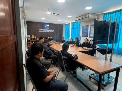 ไฟล์แนบ นายปกรณ์ บัวทอง ผจก.กปภ.สาขาปากท่อ พร้อมด้วย หัวหน้างาน พนักงานและลูกจ้างในสังกัด จัดกิจกรรม Morning Talk ประจำเดือน กุมภาพันธ์ 2569