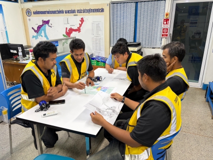 ไฟล์แนบ การประปาส่วนภูมิภาคสาขาอ่าวลึก ลงพื้นที่ออกสำรวจค้นหาท่อแตก  รั่ว (Step Test)